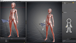 デザインドールの使い方「3Dモデルを使ってイラストを描く!」