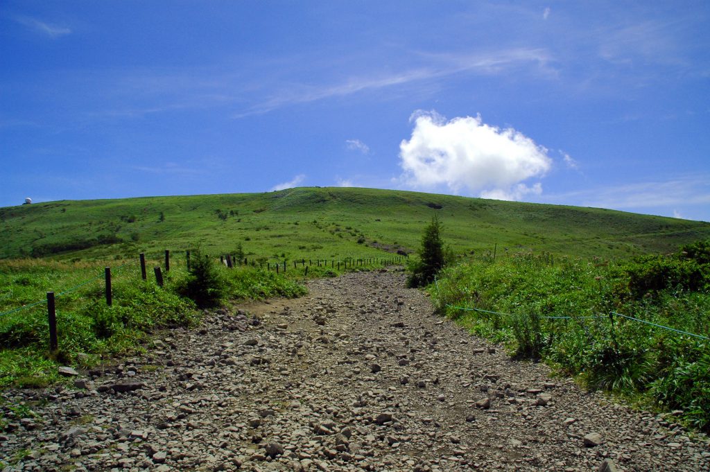 霧ヶ峰登山道