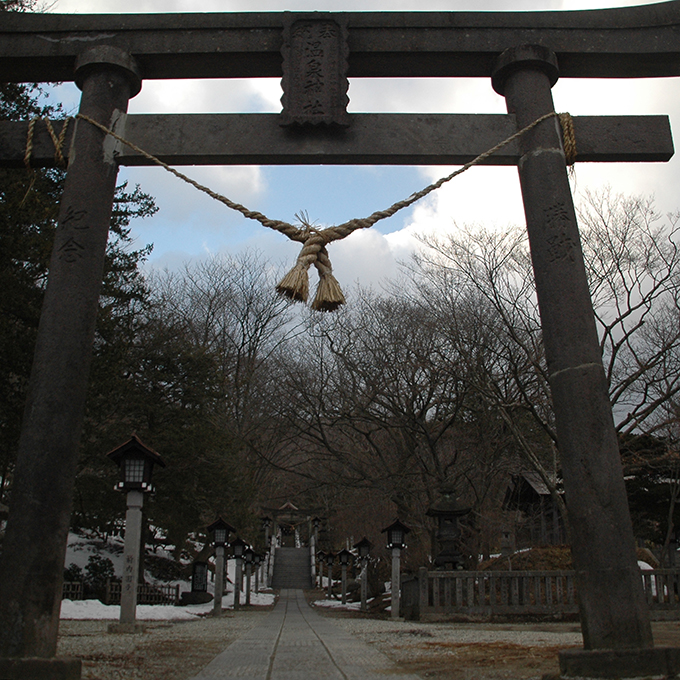 温泉神社鳥居