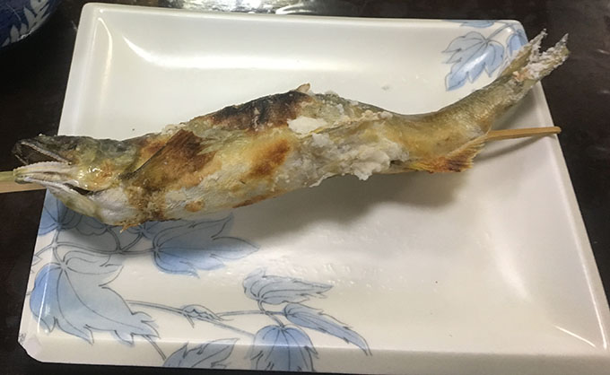 鮎の塩焼き