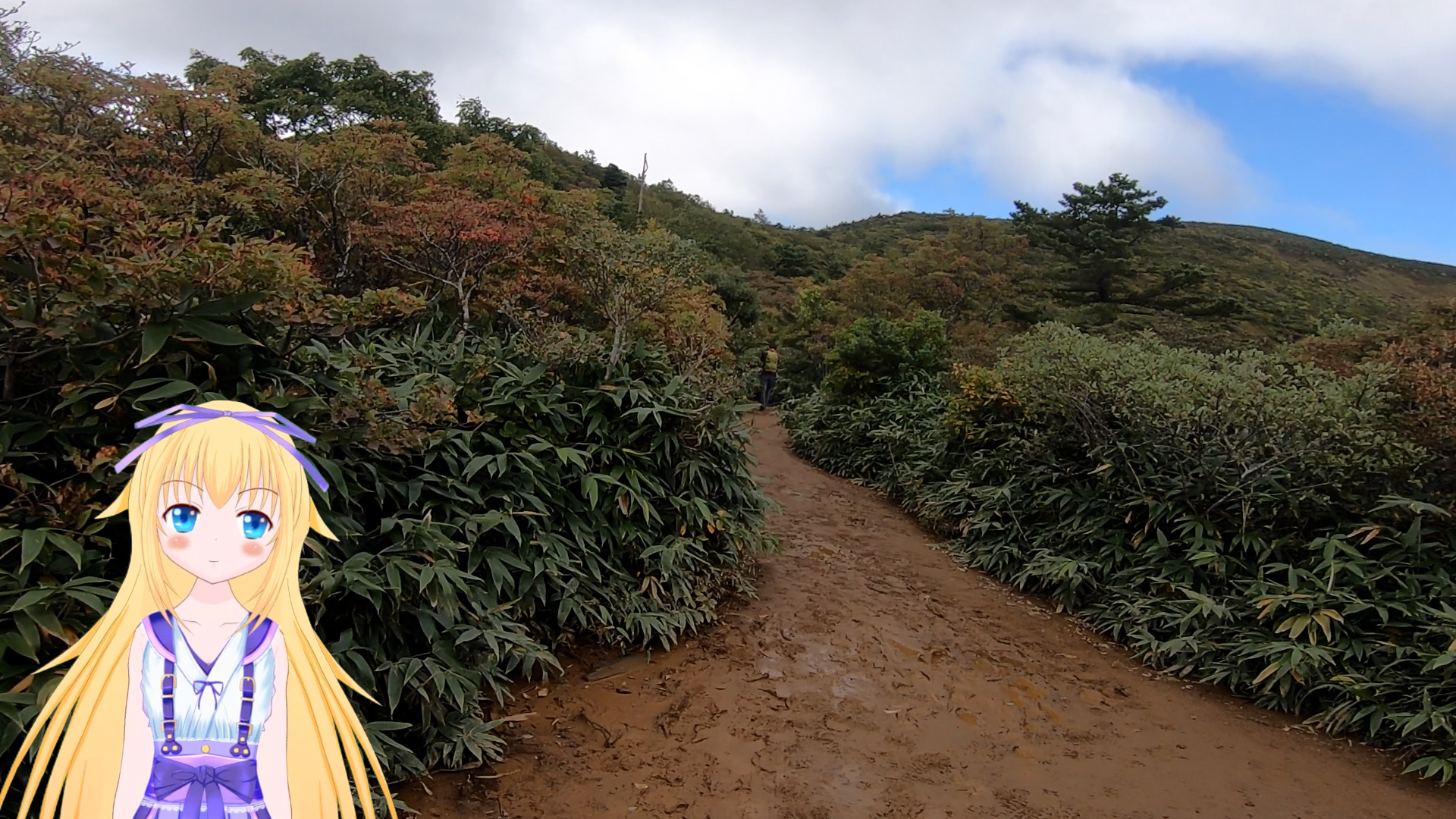 安達太良山ぬかるんでる